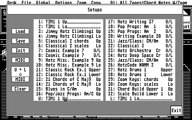 Hotz Translator Setup Screen