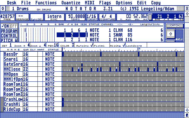 Notator Hyperedit Screen 